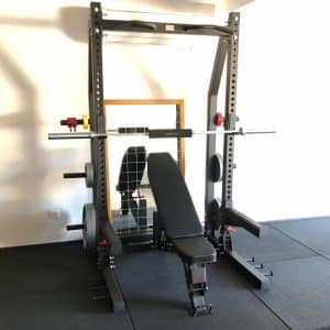 half rack squat installé