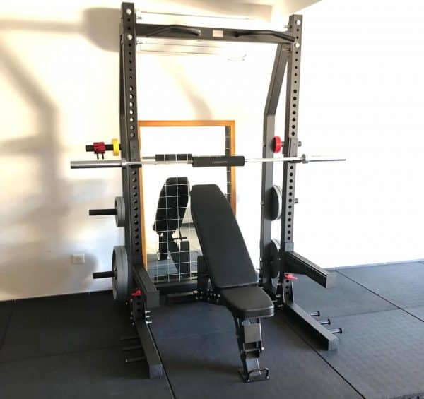 half rack squat installé