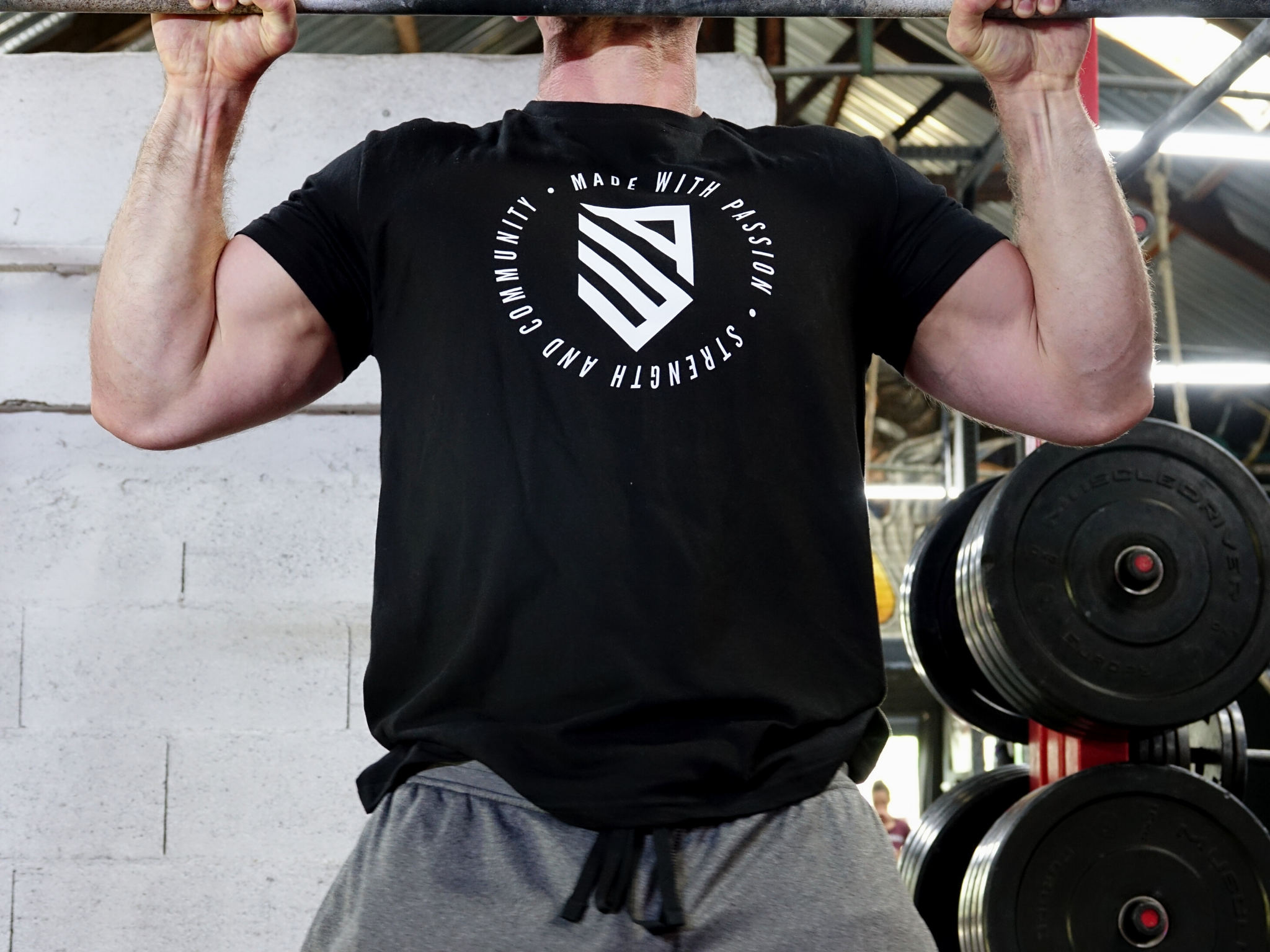 Fitness Homme T-shirt de sport à lettres, Mode en ligne