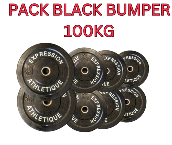 pack black bumper 100kg