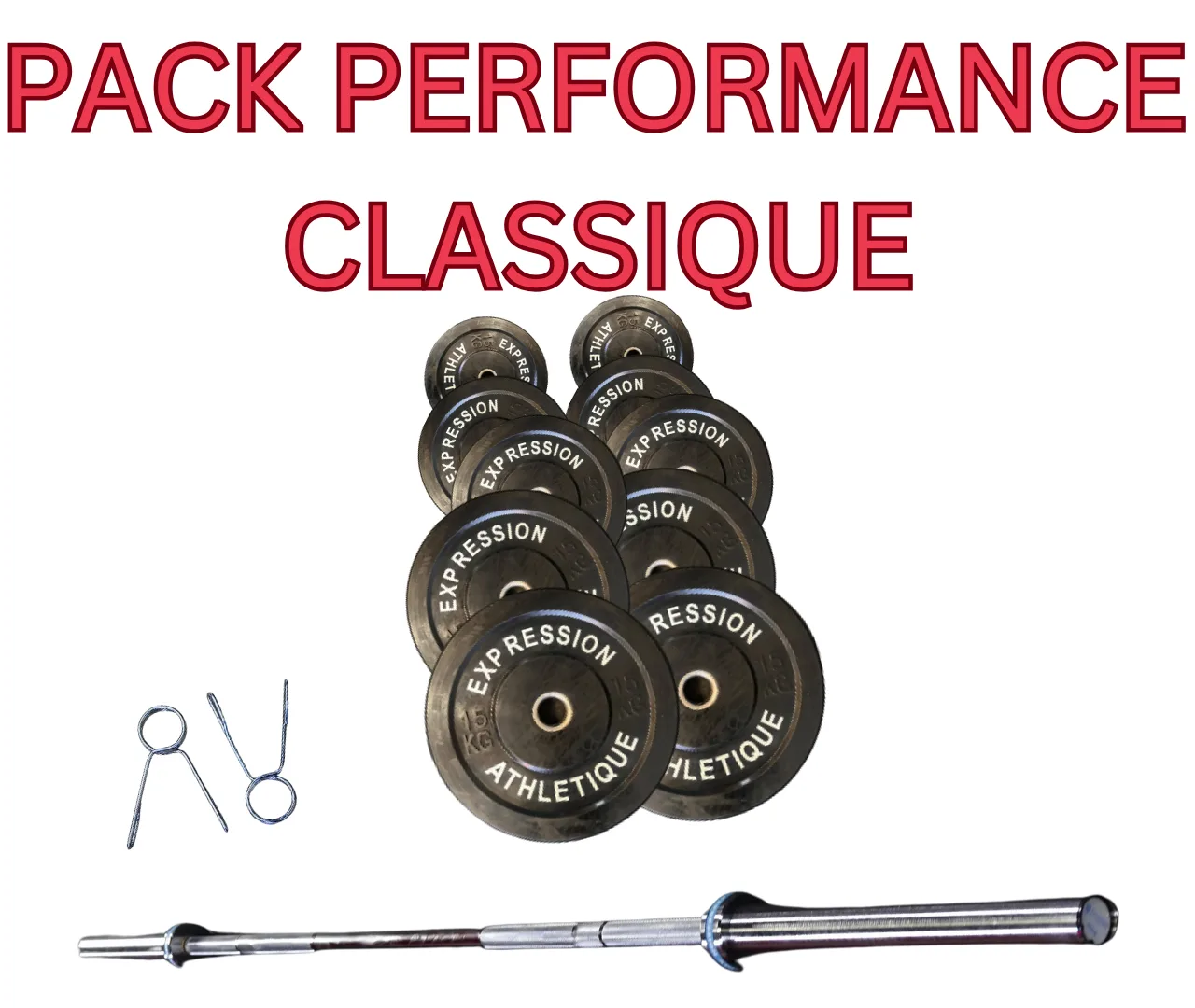 Haltéro pack perfomance Black 100kg