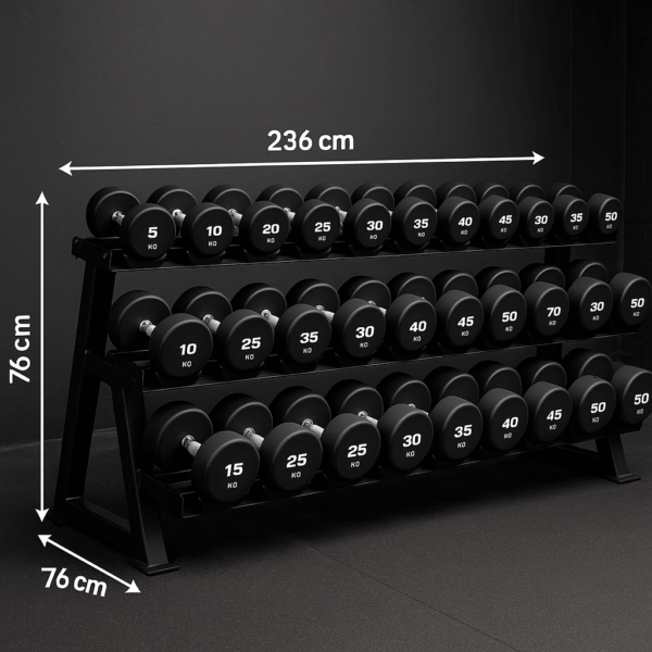 Dumbbell Rack / Rangement haltère 3 étagères