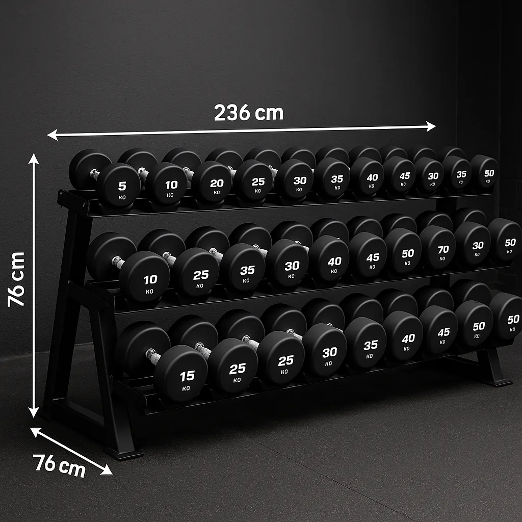Dumbbell Rack / Rangement haltère 3 étagères