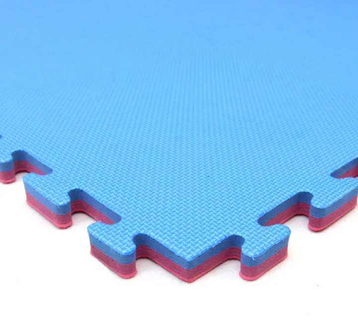 Sol Tatami EVA Puzzle 1X1m | Double Face Rose/Bleu 🧩🥋 – Image 3